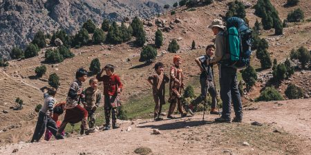 Trekking in Tajikistan means encounters with local shepherd families and their traditional ways!