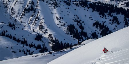 Skiing the famous sugar snow in Kyrgyzstan