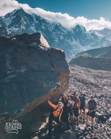 Trekking in Svaneti, Georgia: crossing the Khalde glacier