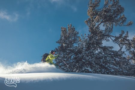 Skiing in extreme cold at -30 in January in Ridder